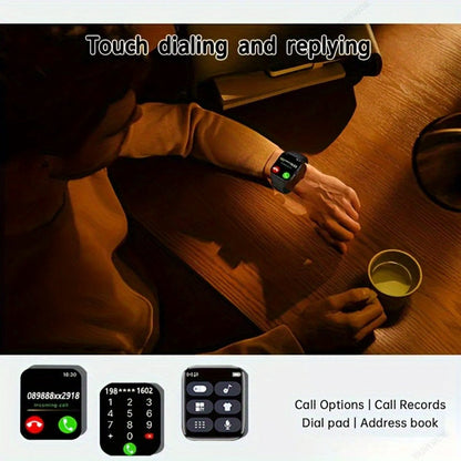 Smart Watch 1.83-Inch Full Touch Display with Bluetooth 5.0 Calling, Music Control and Four Metal Colors