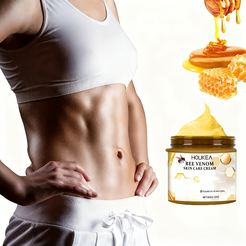 Body Cream HOUKEA Three 60g Jars with Bee Venom, Retinol, Allantoin and Salicylic Acid for External Use
