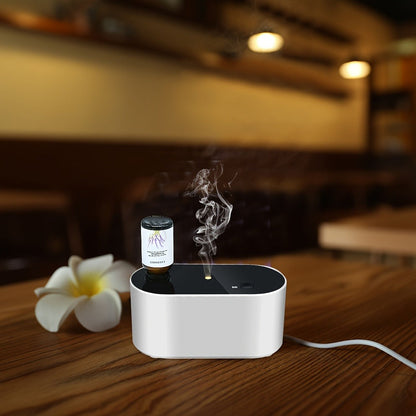 Waterless Essential Oil Diffuser – Smart Aroma Diffuser with 3 Modes, Auto Cycle Atomizer & Colorful LED Lights for Home Office Car Yoga, Mini Portable Scent Diffuser (Oils Not Included)