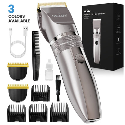 Beard Trimmer for Men Cordless Electric USB Rechargeable with Precision Dial 5-Level Adjustable, Mustache Facial Hair Trimmer Grooming Tool