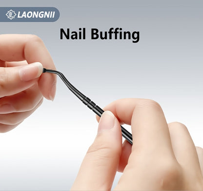 Seven-Piece Toenail Clipper Kit with Angled Nippers, Curved Blade Tool, Nail File and Lifter