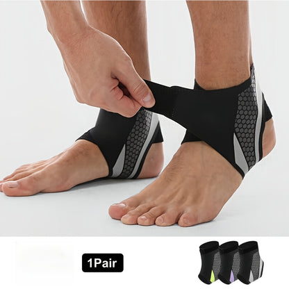 Ankle Compression Support Strap 2-Pack Adjustable Breathable Lightweight Secure Fit Unisex for Daily Use Sports Running Hiking Recovery