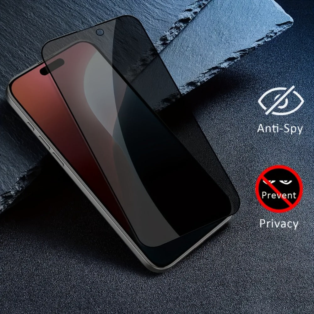 Screen Protector, 6-Piece iPhone X Privacy Glass Set with Three Screen Films and Three Camera Lens Covers