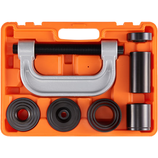 Ball Joint Press Kit 10/21/23-Piece - C-Press Ball Joint Tool Set for 2WD & 4WD Vehicles, Heat-Treated Carbon Steel, Compatible with Ford GM Dodge Jeep Dana 28-60 Axles, U-Joint & Brake Pin Removal