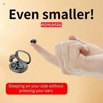 Invisible Sleep Earbuds Bluetooth 5.4 Mini Ultra Compact True Wireless – Noise Cancelling Hi-Fi All Day Wear Touch Control USB-C for Running Sleeping Compatible with All Phones