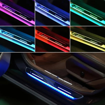 LED Door Threshold Welcome Light 4 Pack Wireless - Auto Motion Sensor, 7 Preset Colors, No Wiring