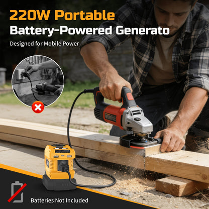 Power Inverter | DeWalt Milwaukee Battery 110V AC USB LED Work Light