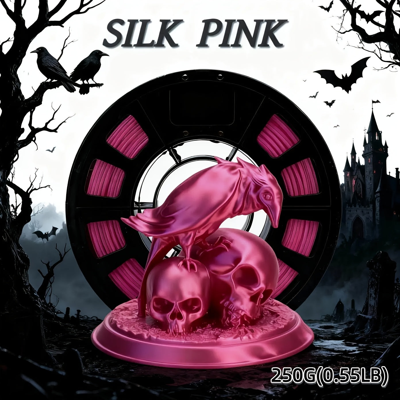 3D Printer Filament PLA 1.75mm 250g Finish Mix with Silk, Transparent and Solid Color Options