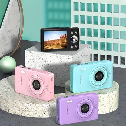 Digital Camera W810 with 64MP Capture Marking, 1080P Video, 16X Digital Zoom, 2.4-Inch Screen and 32GB Card