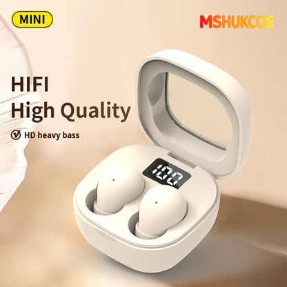Wireless Earbuds MSHUKCOE Ultra-Thin Sleep and Game Modes with Low Latency and Dual Noise Reduction
