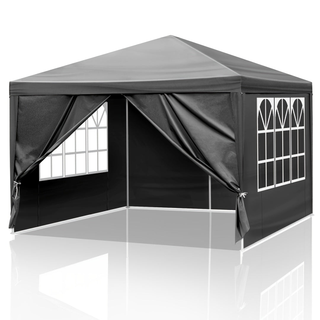 Instant Canopy 10x10 FT Oxford Fabric UPF50+ Sidewalls Commercial