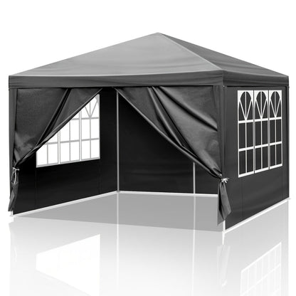 Instant Canopy 10x10 FT Oxford Fabric UPF50+ Sidewalls Commercial