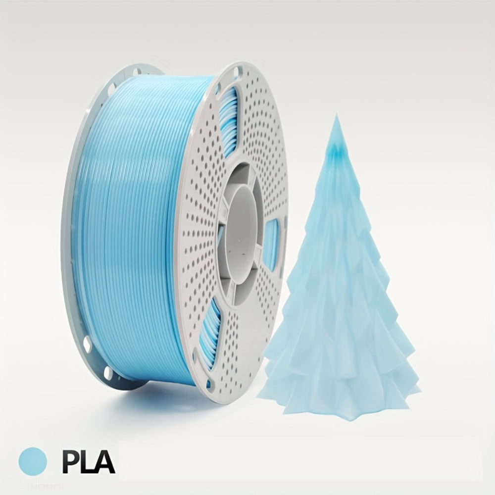 Gryddle PLA Rainbow Filament 1.75mm 0.55LB Color Shift Multicolor Gradient Matte Jelly Crystal Finish Single Extruder FDM Compatible DIY Art Cosplay Gift