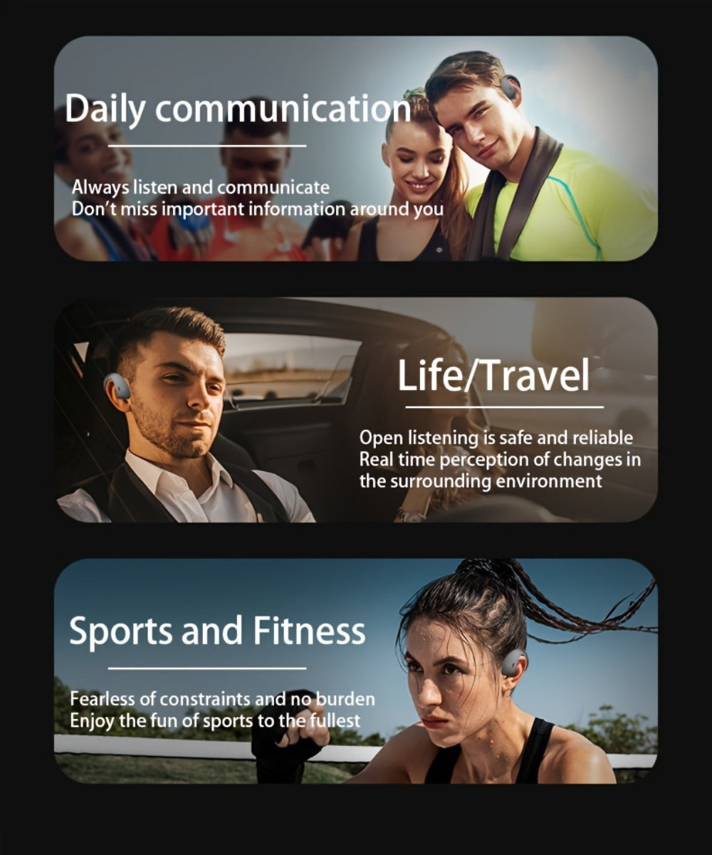 90H Wireless Earphones ENC Noise Cancellation 3D Deep Bass Secure Earhook Sport Running Earbuds for an Everyday Personal Care Routine