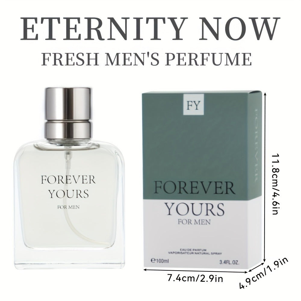 Men's Eau de Toilette Spray 3.4 oz 100 ml with Coconut, Star Anise and Ginger Scent Labels