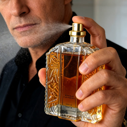 Arabian Perfume for Men & Women - Middle Eastern Long Lasting Oriental Fragrance, Rich Oud Musk Scent, Paraben Free Formula, Unisex Cologne Gift for Dates Valentine's Day & Daily Wear, 3.38 oz / 100ml