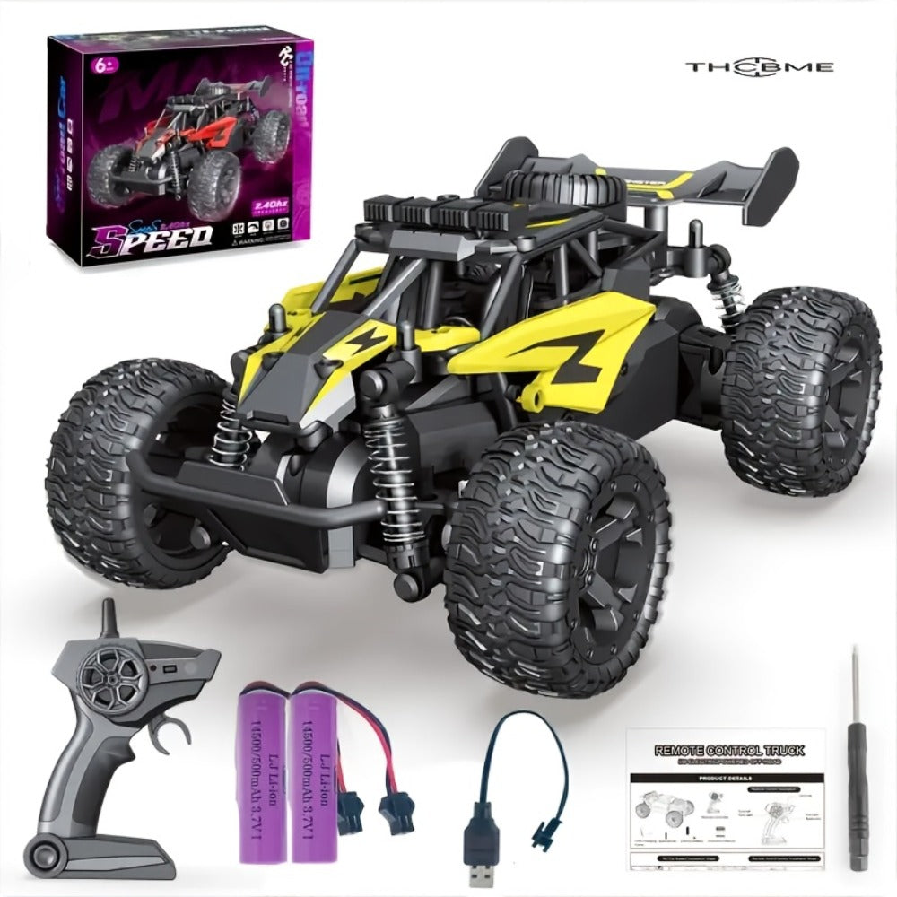 High Speed RC Off-Road Car 50km/h Remote Control Truck All Terrain Tires ABS Body 2.4G Drift Racing Toy Boys Girls Birthday Halloween Gift