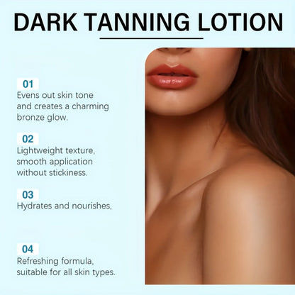 Black Flip-Cap Self-Tanning Lotion 200ml with Coconut and Glycerin Labeling for Body Application