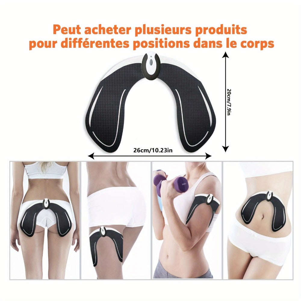 Fitness Equipment Electronic Stimulation Hip Pad with U-Shaped Wearable Form Controller and TT-HB Kit