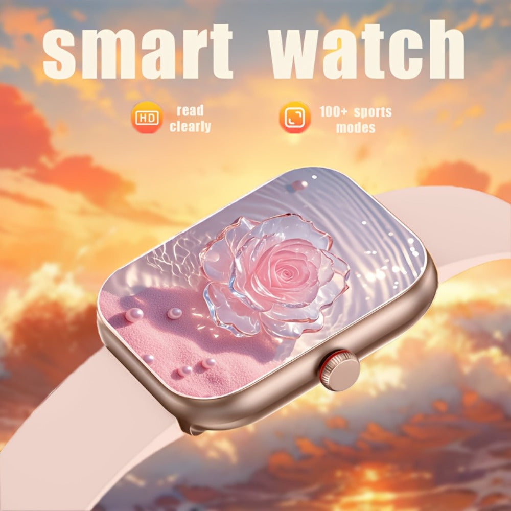 Smartwatch – with Remote Photo Control & HD Voice Calling, Large Screen Unisex , Message Notifications, Multiple Sport Modes, Heart Rate…