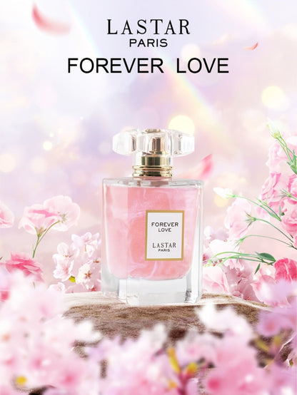 LASTAR Forever Love Shimmer Pink Eau de Parfum Spray, 55ml Bottle with Floral and Fruity Scent Profile