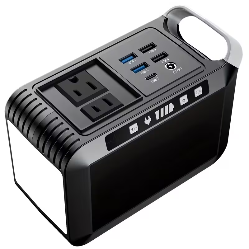 Portable Power Station 88/148/172Wh with AC Outlet 110V, Solar Generator for Camping, USB3.0 QC Fast Charge, Backup Battery for Home Emergency, RV & Travel