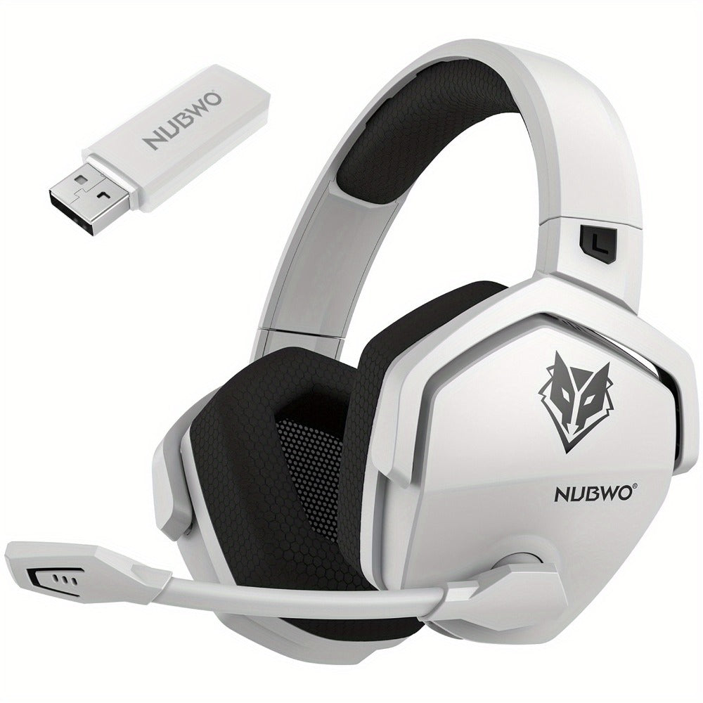 2.4GHz Wireless Gaming Earphones NUBWO G06, 7.1 Surround Sound, 23ms Ultra-Low Latency, 100H Battery