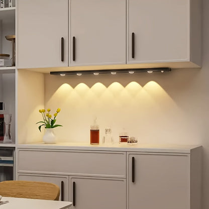 LED Strip Light Motion Sensor Bar with USB Rechargeable Power, Three White Tones, 20–50cm Sizes and One or Two Packs