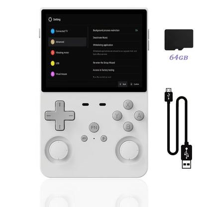 Handheld Game Console L35 with 3.5-Inch IPS HD Display, Open-Source Linux & 64GB/128GB Storage Options