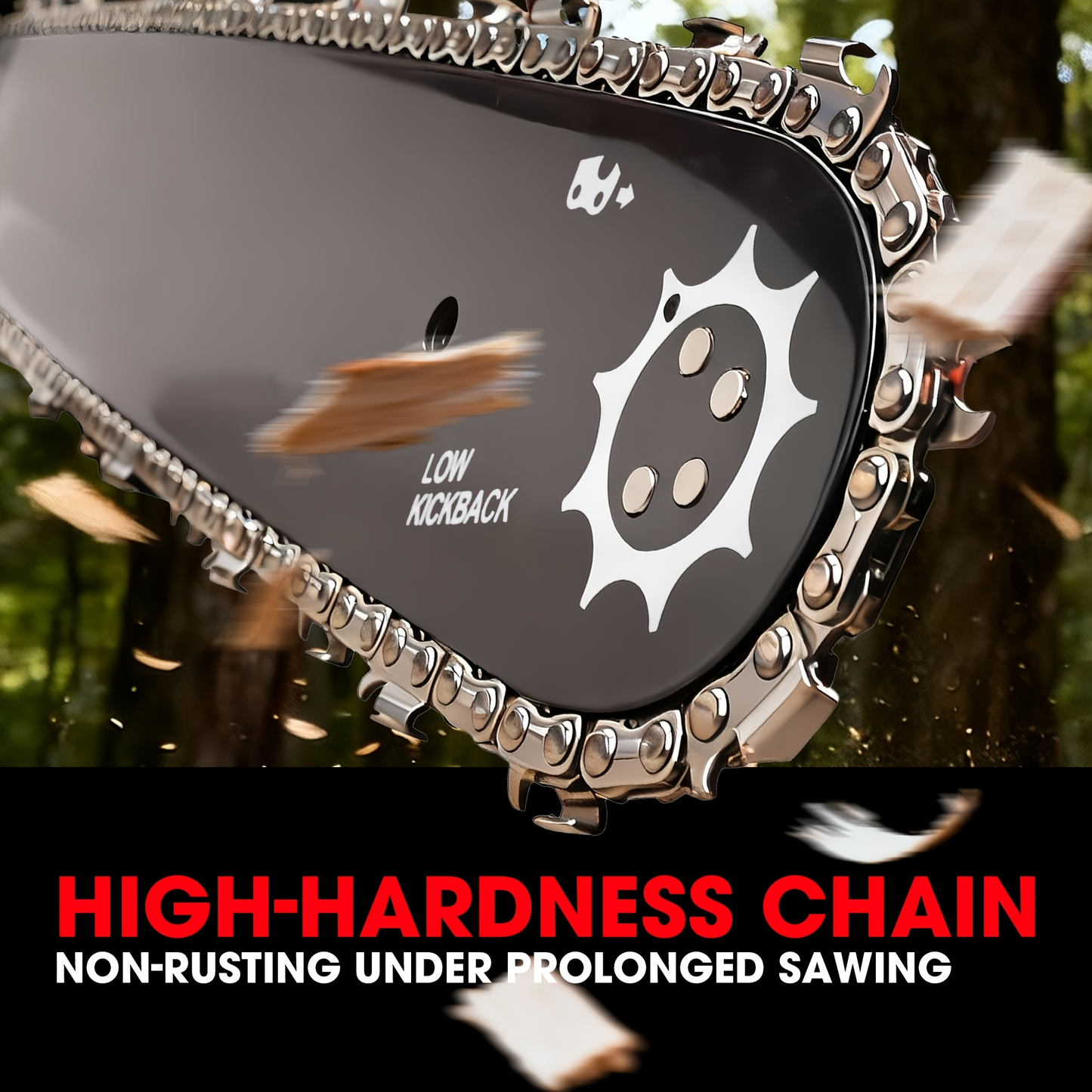 62CC Gas Chainsaw with 20-Inch Guide Bar in Five Red and Orange Checkout Configuration Options