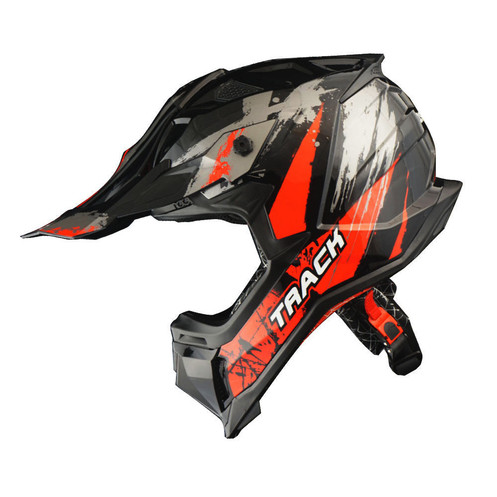 Dirt Bike Helmet Adult Motorcycle ATV Off-Road Track Style Lightweight Aerodynamic Thermoplastic Shell Removable Washable Padding Glossy UV Finish, Multiple Colors XS-XXL