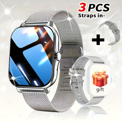 Smartwatch with Navigation & Dual Strap 1.83" TFT Full Touch Screen, Wireless Calling, Remote Camera, Music Player, Message Alerts – For Men & Women iPhone & Android