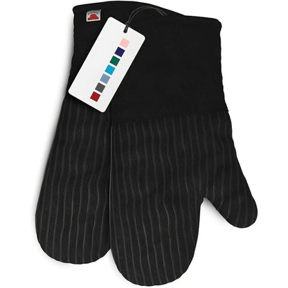 Oven Mitts and Pot Holders Set 6 Piece Heat Resistant Kitchen Gloves Non-Slip Cooking Mitts with Potholder