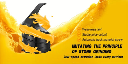 Cold Press Juicer Masticating – 350W Slow Juicer with Wide Feed Chute, 50RPM Fine Grinding, High Juice Yield, Easy to Clean, Safe Bladeless Design for Whole Fruits & Vegetables, Black & Pink