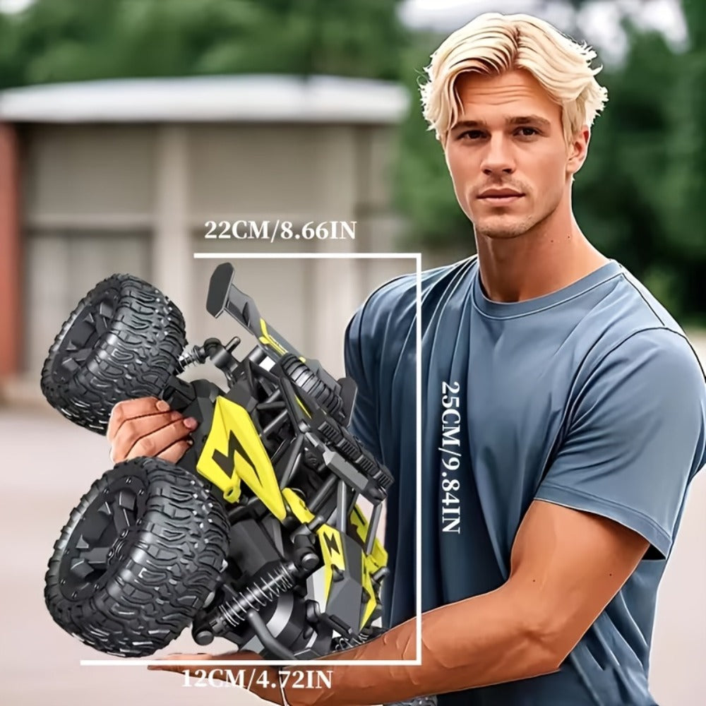 High-Speed RC Off-Road Car 30KM/H – 2.4GHz Remote Control Truck with Alloy Construction, All-Terrain 4WD Vehicle for Kids & Adults, Birthday Gift for Boys, Available in Red & Yellow