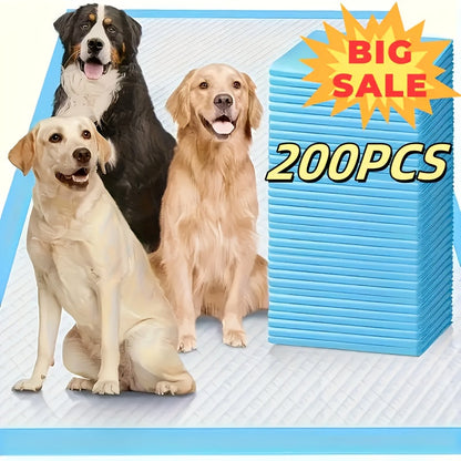 Dog Training Pads Disposable Bulk Packs, 23.62 x 23.62 Inches with 50, 125, 200 or 300-Pad Count Options