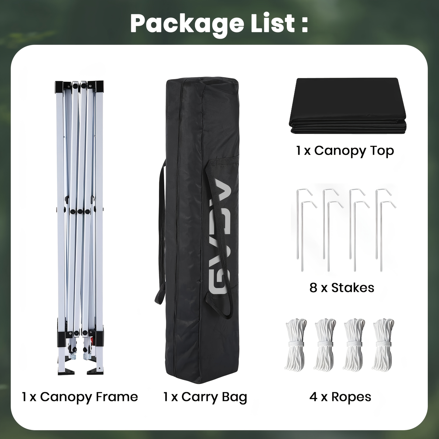 Straight-Leg 10x10ft Pop-Up Canopy Tent with 420D Oxford Top, Three Heights and Eight Colors