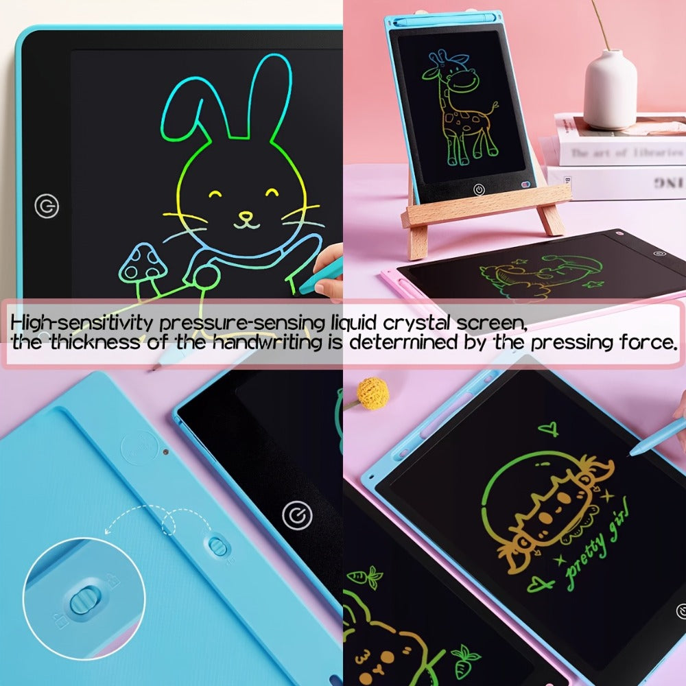 Large LCD Drawing Tablet for Kids 16 & 20 Inch – Colorful Erasable Electronic Doodle Board Reusable Writing Pad | Educational Art Toy Birthday Christmas Gift | Blue Pink Black