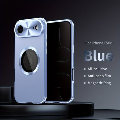 Two-Piece Privacy-Panel Magnetic iPhone Case with Camera Protection in 24 Model and Color Options