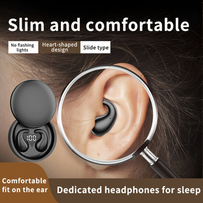 Invisible Sleep Earbuds Bluetooth 5.4 Ultra Thin Mini Wireless Earphones – No Latency Gaming Intelligent Noise Reduction Ultra Long Battery Life Comfortable In-Ear for Side Sleepers Work Travel