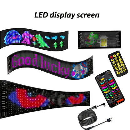 Devil Eye LED Headlight Panels 2 Pack Flexible RGB Matrix App & Remote Control - USB 5V for an Everyday Personal Care Routine
