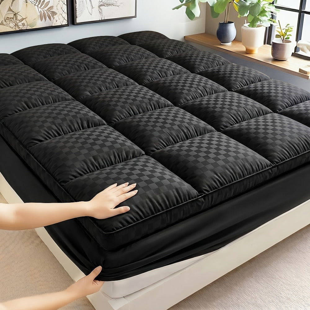 Quilted Fitted Mattress Pad in Four Colors and Twin, Full, Queen, King or California King Sizes