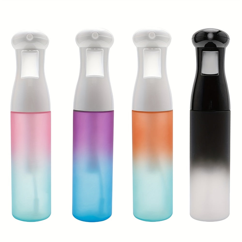 Gradient Spray Bottle with Trigger Top in Black, Pink or Purple Protected Colors for Home and Salon Use