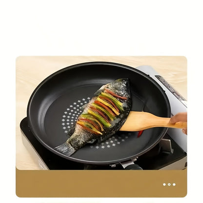 Nonstick Frying Pan with Lid 9.45 10.24 11.02 Inch Cast Iron Style Flat Bottom Skillet Stainless Steel Handle Smoke-Free Lightweight Cookware for All Stovetops Fried Eggs Steak Pancakes