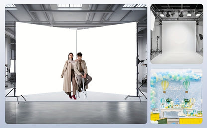 Backdrop Stand BEIYANG 20 x 10-Foot Three-Tripod Corner Kit with Twin Crossbars and Six Spring Clamps