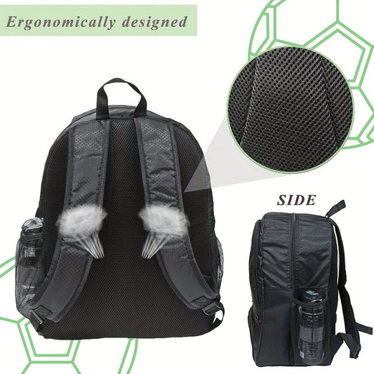 Soccer Ball Backpack – Sports Bag with Cleat & Ball Compartment