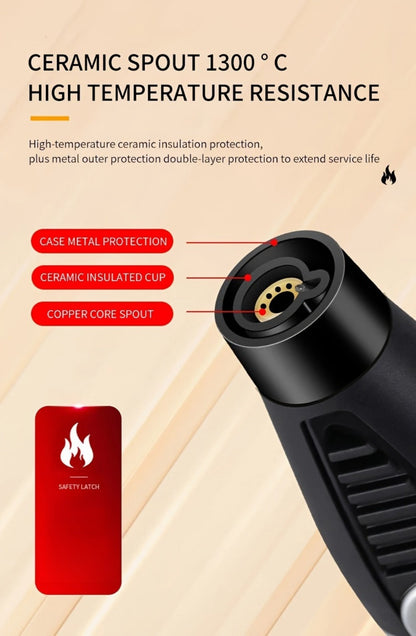 Long-Reach Torch Lighter Multipack with 10 or 15 Extended Igniters in Five Coordinated Body Colors