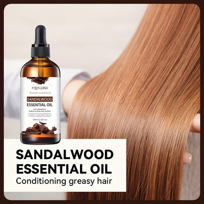 Sandalwood Essential Oil for Hair & Skin Care 30ml / 100ml / Twin Pack — Moisturizing Aromatherapy Oil for Massage, Diffuser & Shower, All Skin & Hair Types