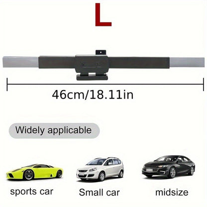 Retractable Windshield Sunshade Aluminum | Auto Fold UV Resistant Heat Insulation, Buckle Stick Install, Front Window Sun Shade Curtain for Car SUV Truck