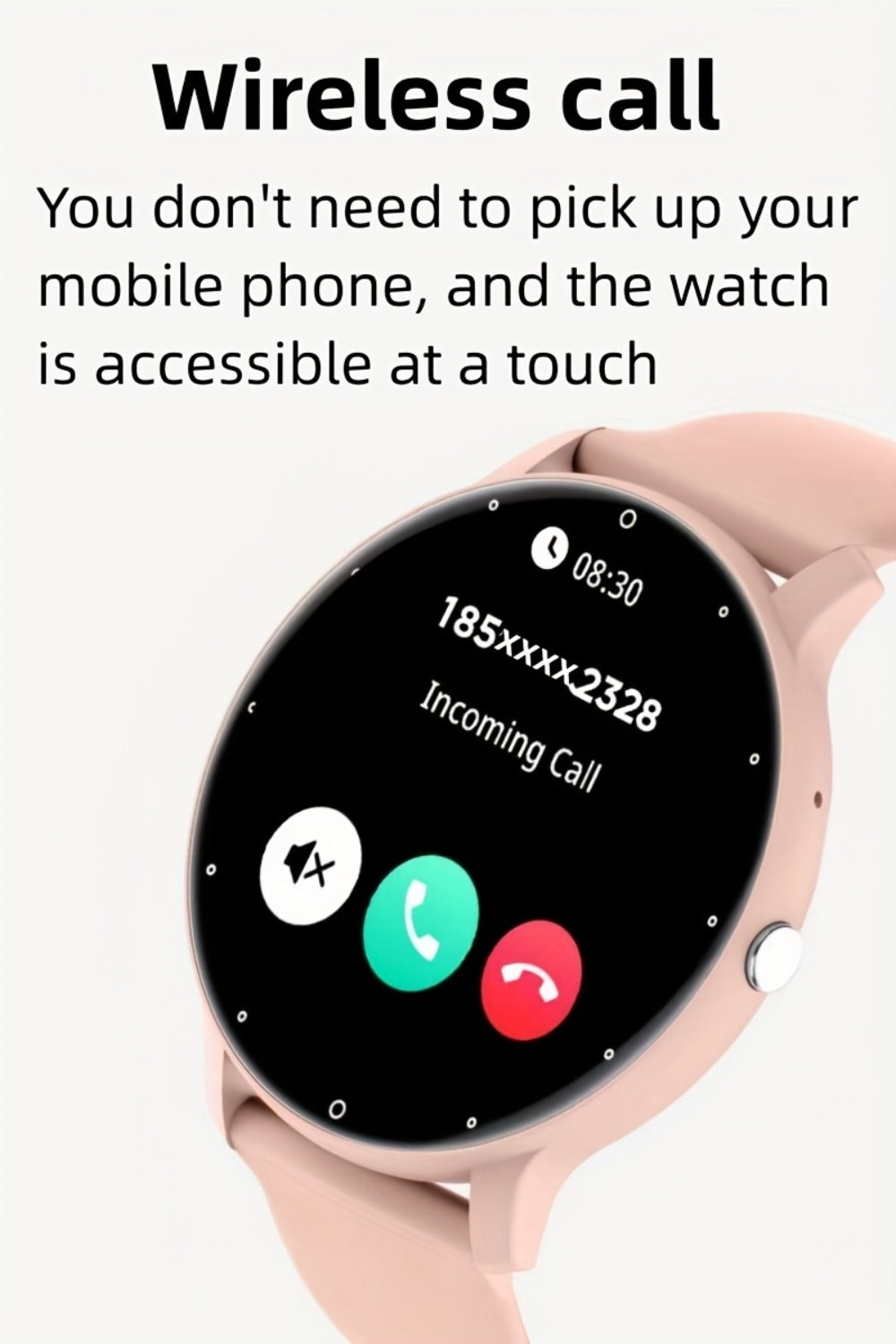 Smart Watch Round Display with Wireless Calling, Voice Assistant and Single or Two-Watch Options